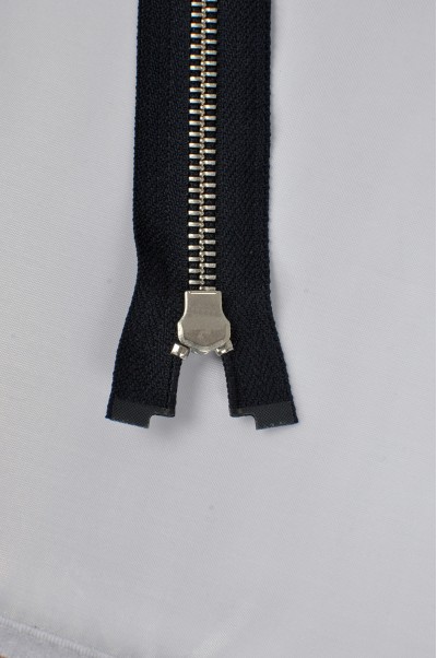 ZIP073  3號拉鏈 雙頭上下拉拉鏈  白銅牙拉鏈款式  開尾拉鏈  不設單獨拉鍊訂購 細節-2